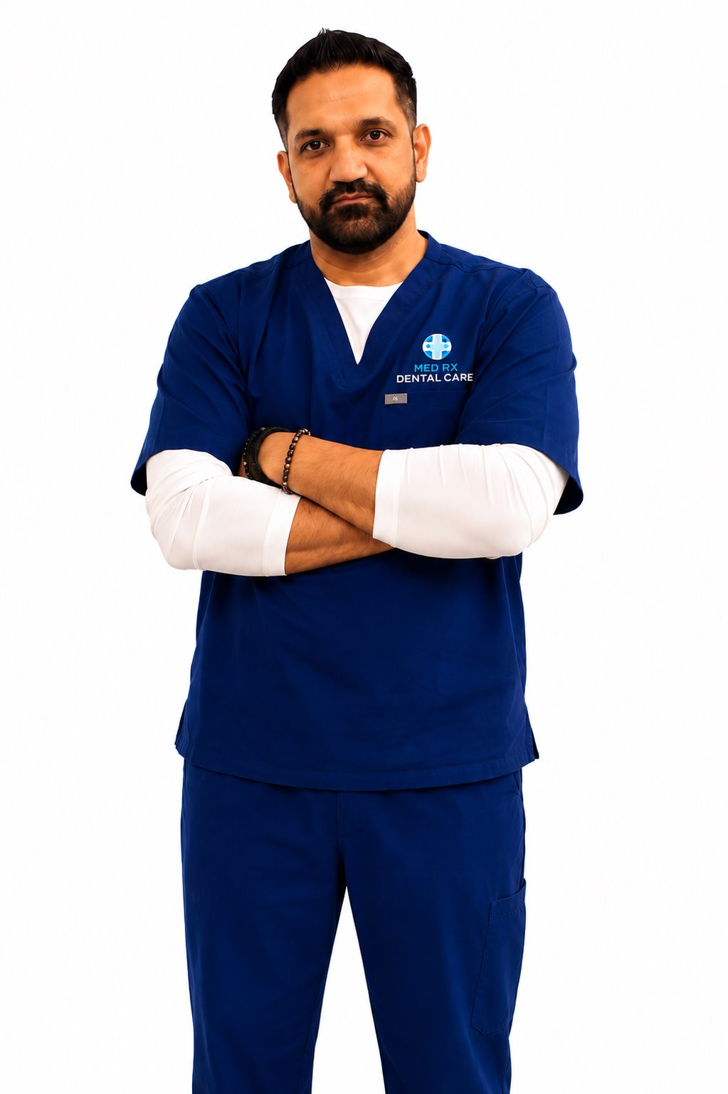 Dr. Khader at Med RX Dental Care dental clinic in Nagarbhavi, Bengaluru
